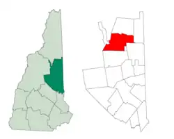 Location in شهرستان کارول، نیوهمپشایر، نیوهمپشایر