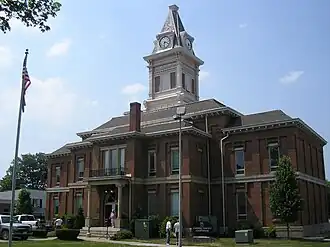 Carroll County Courthouse in کرلتن، کنتاکی