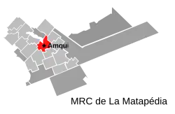موقعیت Amqui