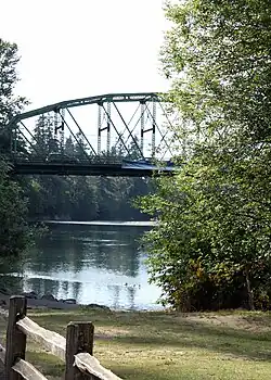 Carver Bridge, Carver Park, and Clackamas River