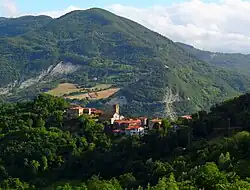 The village of Castello di Casola in Terenzo