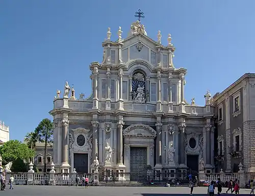 The whole frontage
