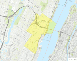 Census Bureau map of Fort Lee, New Jersey