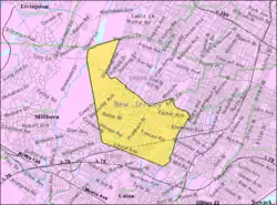 Census Bureau map of Maplewood, New Jersey
