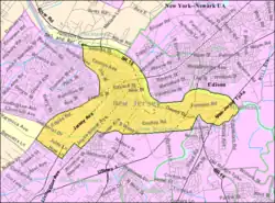 Census Bureau map of New Brunswick, New Jersey