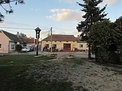 The center of the village