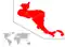 Location of Central America