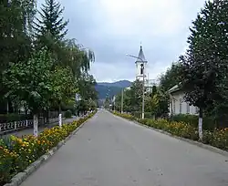 Tomşa Vodă Street, downtown Solca