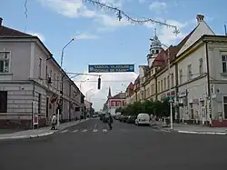 Ştefan cel Mare Street, downtown Rădăuţi