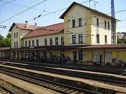 Train station in Čerčany