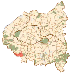 پاریس and inner ring départements