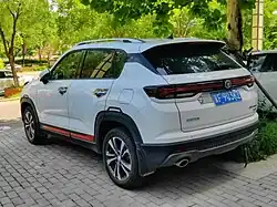 Changan CS35 Plus 2021 facelift rear