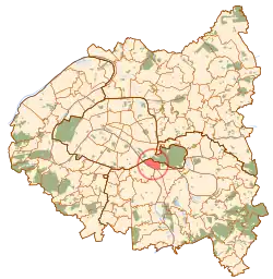 پاریس and inner ring departments