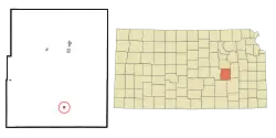 Location of Matfield Green, Kansas