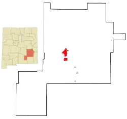 Location in شهرستان چاوز، نیومکزیکو in the state of نیومکزیکو
