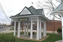 Chester Station Replica in Downtown Chester.