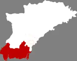 موقعیت دونگانگ، لیائونینگ در نقشه