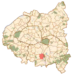 پاریس and inner ring departments
