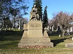 The monument of Clarence Day
