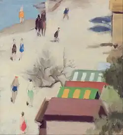 ساحل ساندرینگهامحوالی ۱۹۳۳ م.اثر کلاریس بکت