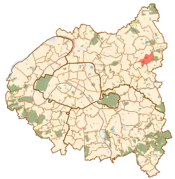 پاریس and inner ring départements