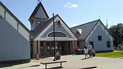 The town's rest area located on بزرگراه میان‌ایالتی ۸۷