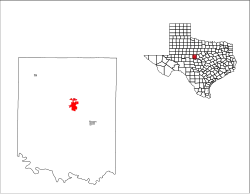 موقعیت Coleman, Texas