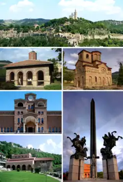 Collage of views of Veliko Tarnovo