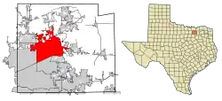موقعیت McKinney, Texas