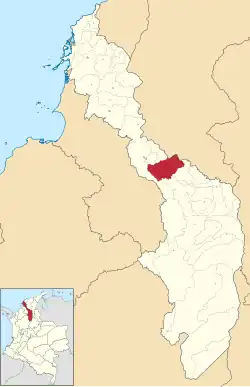 Municipality and town of Mompox in the شهرستان بولیوار، کلمبیا.