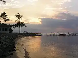 View of Albemarle Sound near Columbia