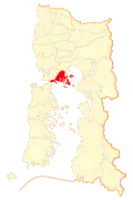 Location of the commune of Calbuco in منطقه لوس لاگوس
