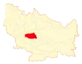 Location of the commune of Chillán Viejo in the Biobío Region