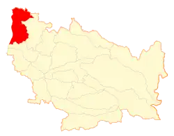 Location of the Cobquecura commune in the Biobío Region