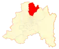 Map of Colina commne in منطقه شهری سانتیاگو