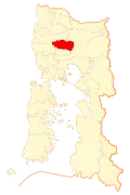 Location of Frutillar commune in the Los Lagos Region