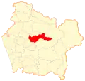 Location in the منطقه آرائوکانیا