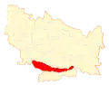Location of the Pemuco commune in the Biobío Region