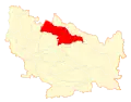 Location of San carlos commune in Biobío Region