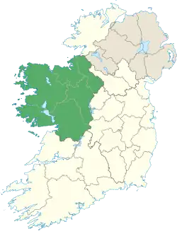 موقعیت Connacht