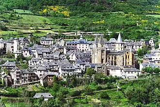 A general view of Conques