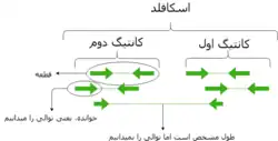 خواندههای همپوشان از یک توالی زوج-انتهایی کانتیگها را میسازند. کانتیگها و فواصل بینشان اسکافلدها را میسازند.