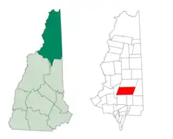 Location in نیوهمپشایر
