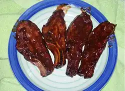 دنده‌های طبخ شده به سبک محلی