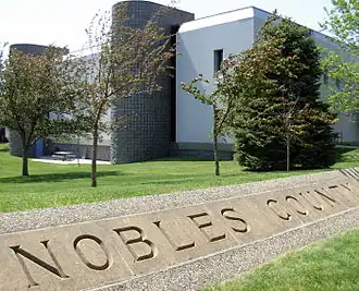 Nobles County Courthouse in Worthington
