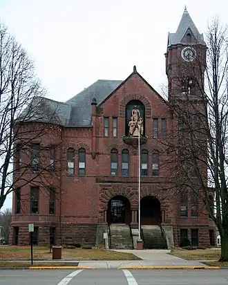 Steele County Courthouse in اوواتانا، مینه‌سوتا
