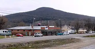 Crab Orchard, with Big Rock Mountain in the background