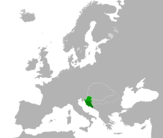 Kingdom of Croatia and Dalmatia in 1260