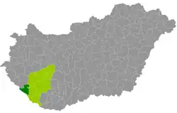 موقعیت ناحیه چورگو در نقشه