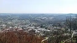 LaFollette, viewed from an overlook along the Cumberland Trail